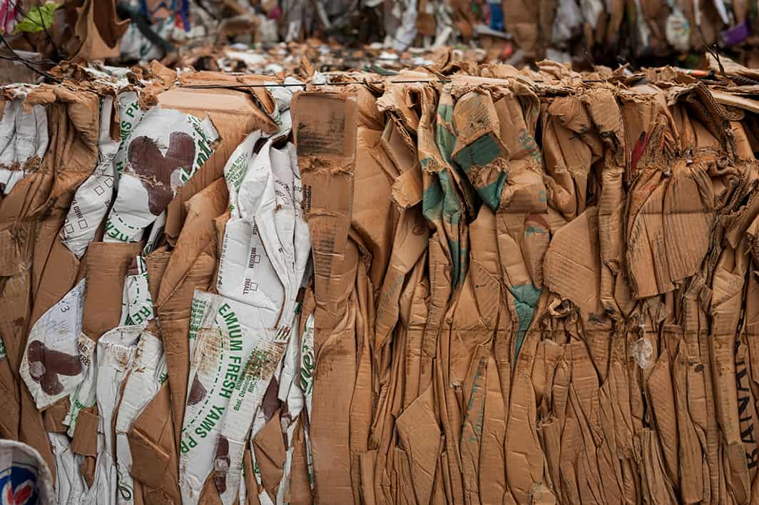 Cardboard recycling