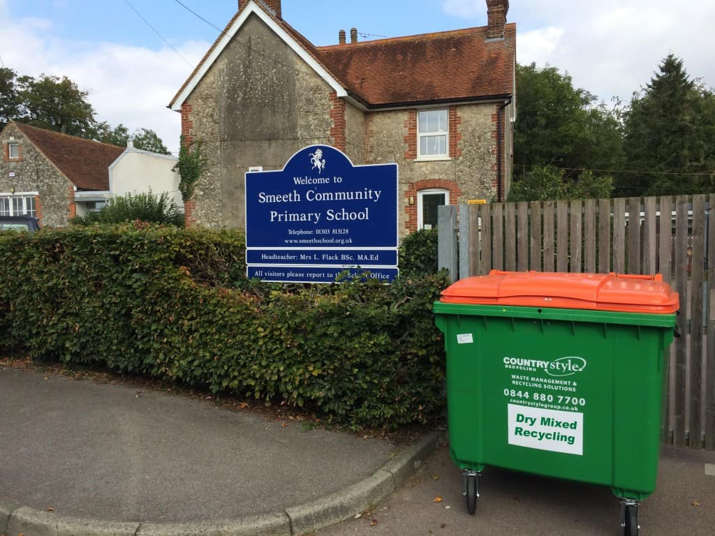 Trade waste Collection, Wheelie Bin, Dry Mixed Recycling, General waste