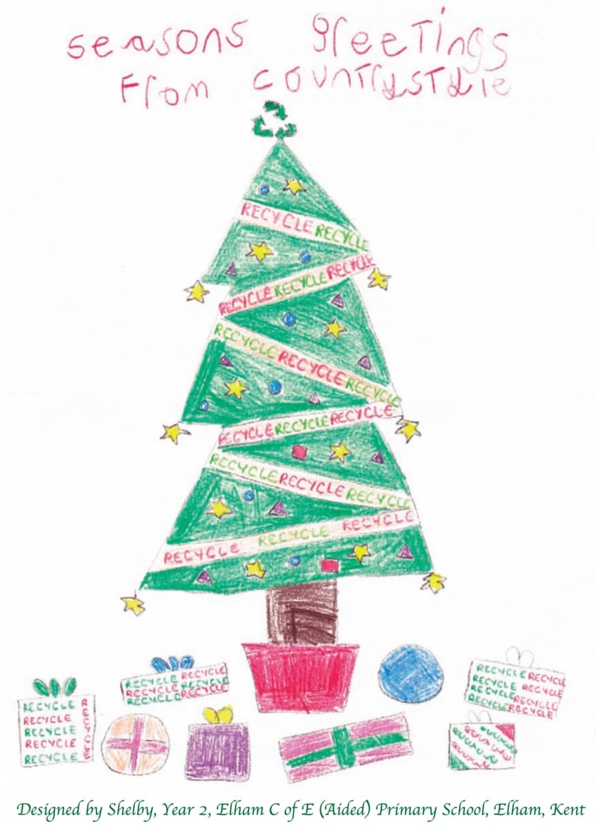 Elham Primary School pupil wins Christmas card competition