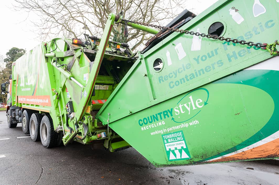 Countrystyle provide specialist bins for the collection of plastics from local residents in Tonbridge & Malling