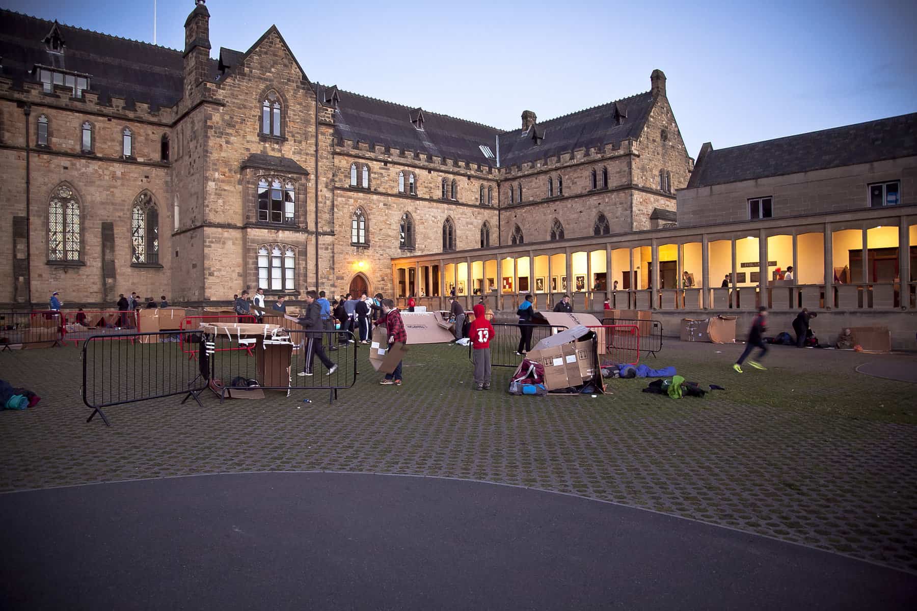 Countrystyle support the Tonbridge School and their charity activities by collecting cardboard after their Sleeping Rough Challenge