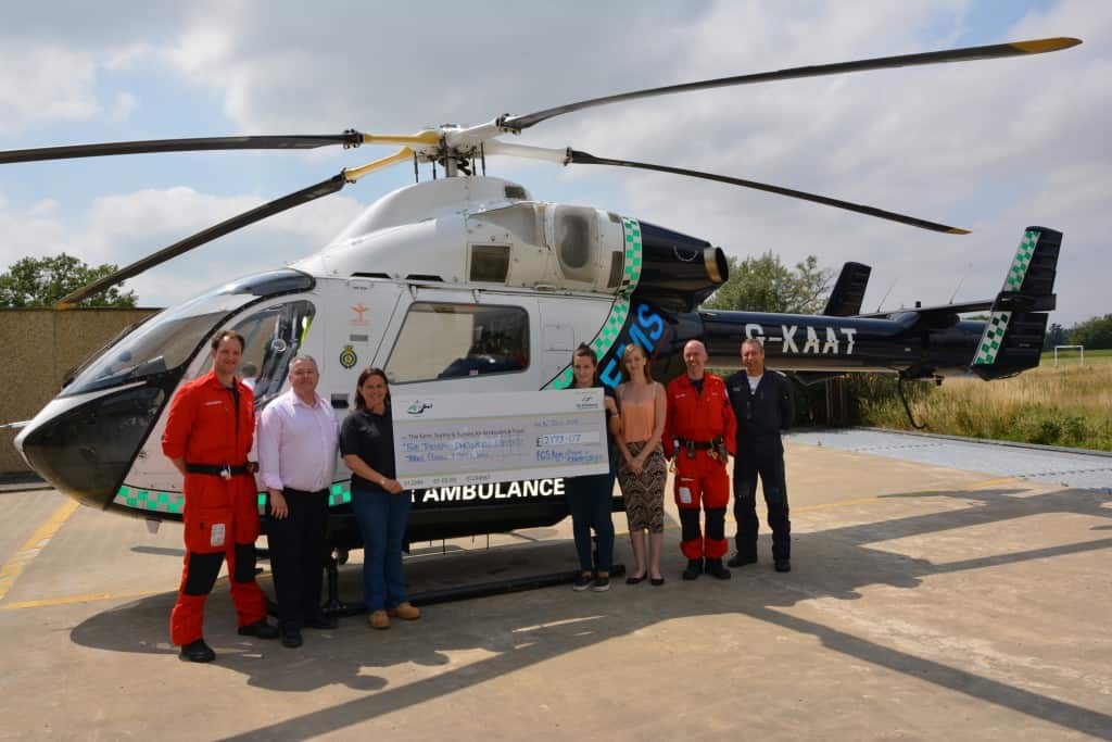Countrystyle and FGS donate money to the Kent Air Ambulance