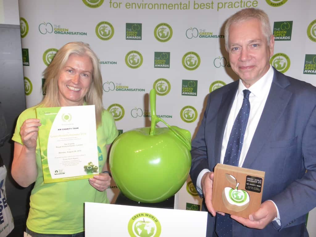 KM Charity Team awarded Green World Ambassador 2016