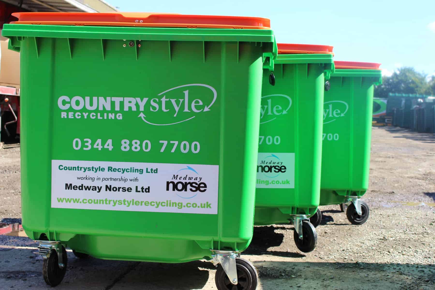 waste recycling bins