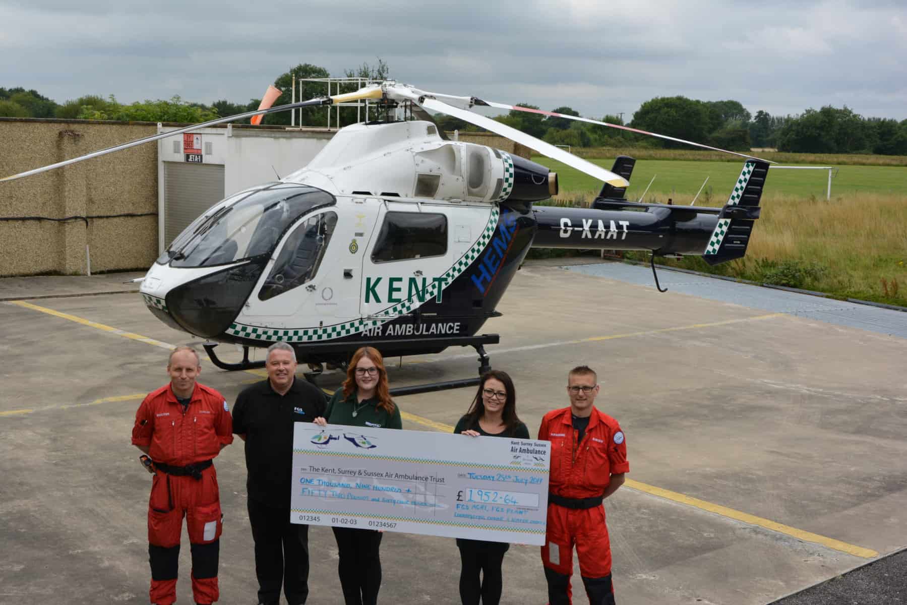 Continued Support for the Kent, Surrey & Sussex Air Ambulance