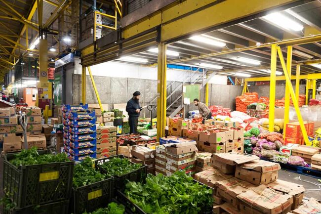 New Spitalfields Market, East London